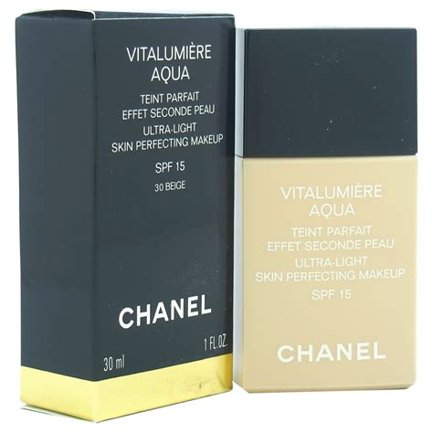 chanel vitalumiere aqua 30 beige sable|Chanel vitalumiere tawny beige.